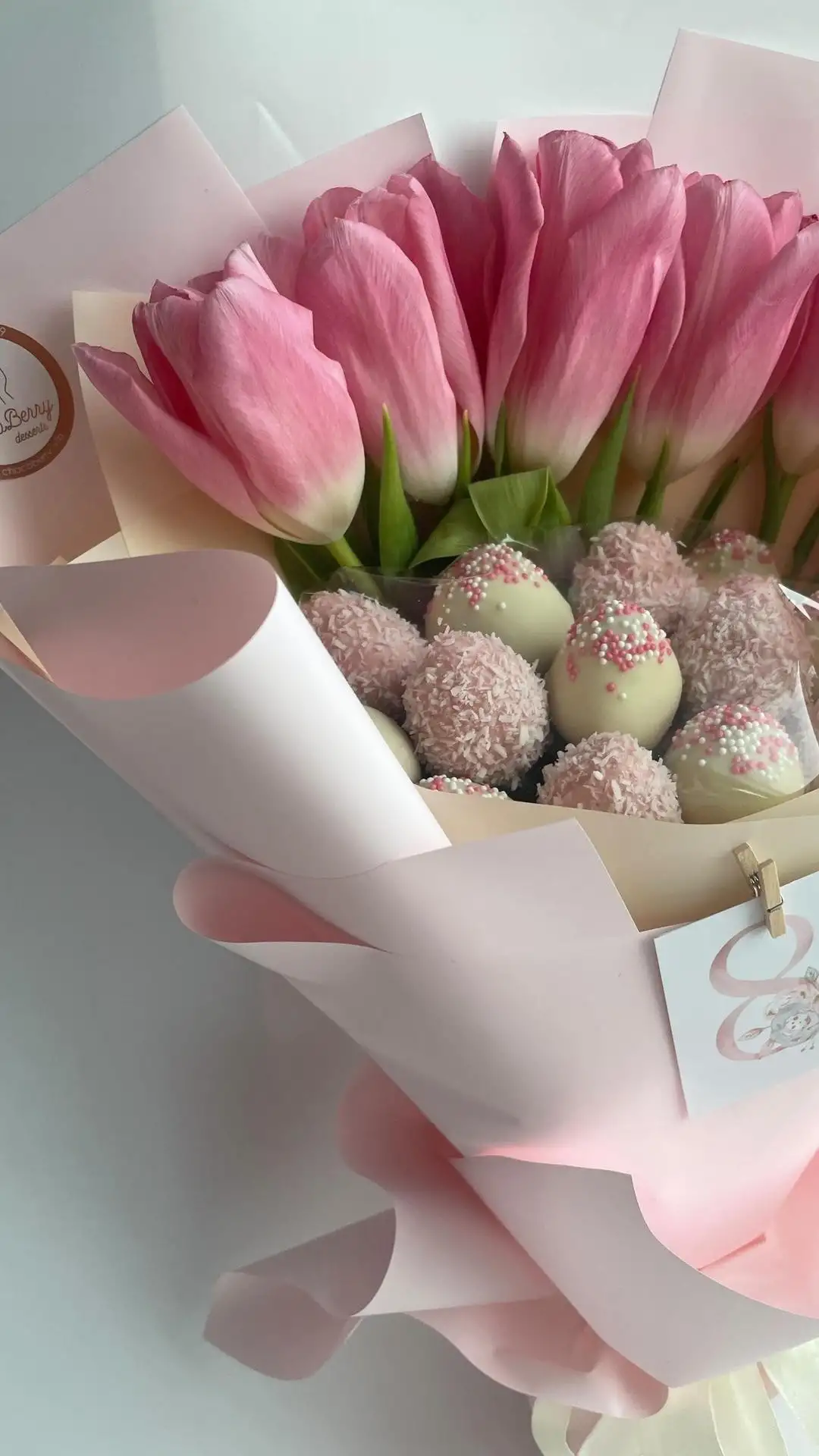 Букеты клубники в шоколаде фото 2