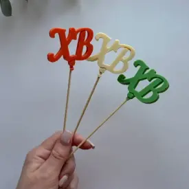 Шоколадный топпер для кулича