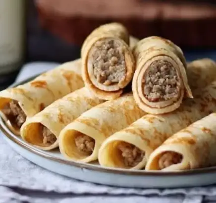 Блинчики с начинкой фото 2