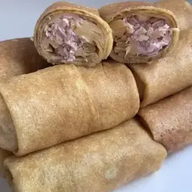 Блинчики с ветчиной и сыром