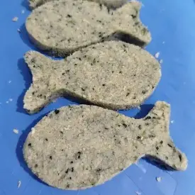 Рыбки со шпинатом