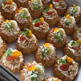 Бокс из профитролей