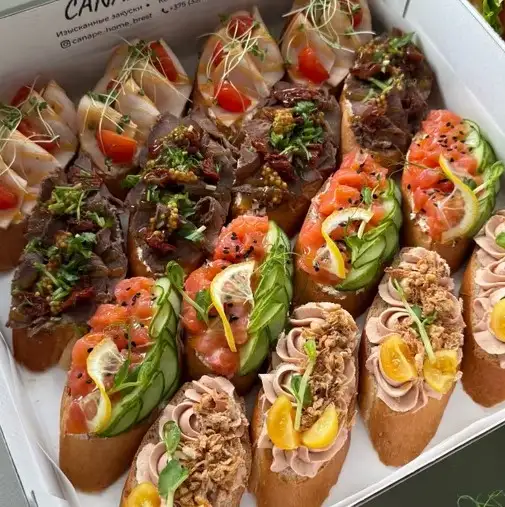 Бокс с брускеттами