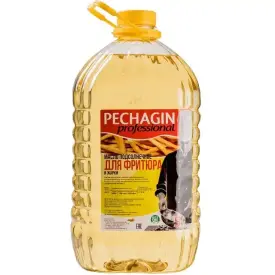 Масло подсолнечное для фритюра бутилированное «Pechagin»