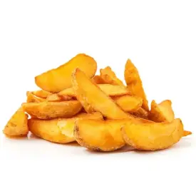 Картофельные дольки с кожурой в панировке