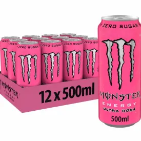 Энергетический напиток Monster Energy Роза без сахара, 500 мл