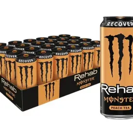 Энергетический напиток Monster Energy Реабилитационный персиковый чай, 458 мл