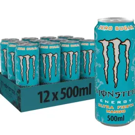 Энергетический напиток Monster Energy Манго без сахара, 500 мл