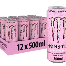 Энергетический напиток Monster Energy Стравберри Дреамс без сахара, 500 мл