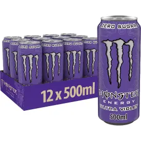 Энергетический напиток Monster Energy Виолет без сахара, 500 мл