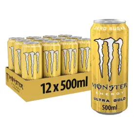 Энергетический напиток Monster Energy Ультра-золотой без сахара, 500 мл