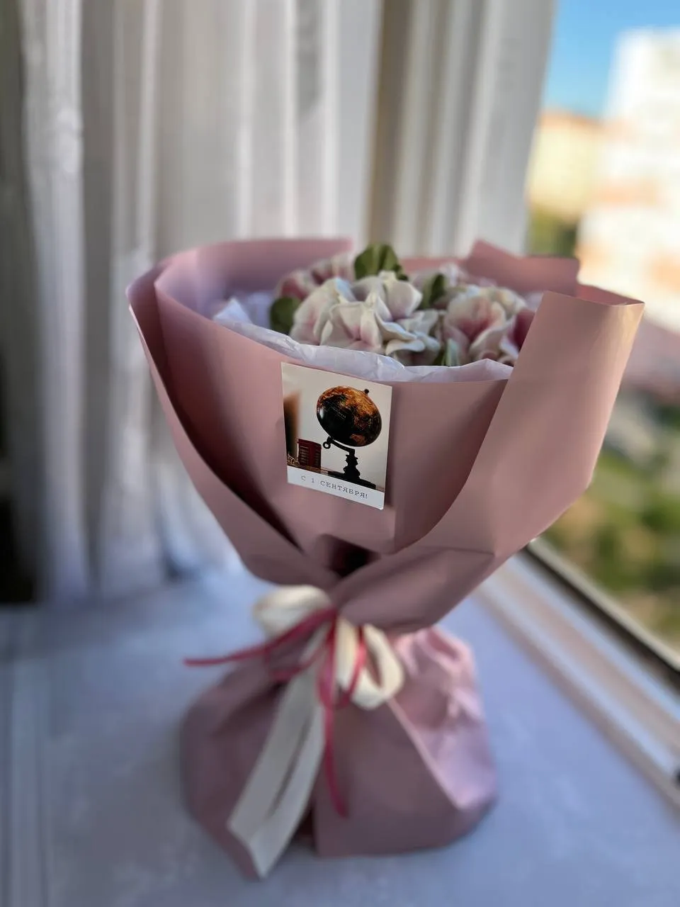 Букет "Зефирные гортензии" фото 3