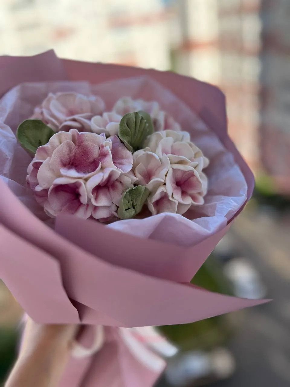 Букет "Зефирные гортензии" фото 2