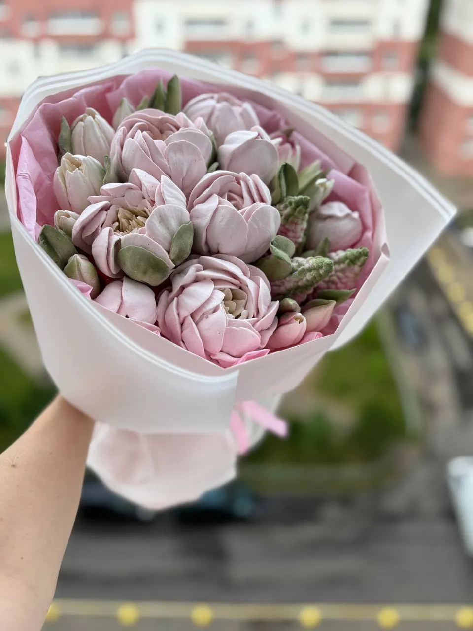 Зефирный букет фото 4