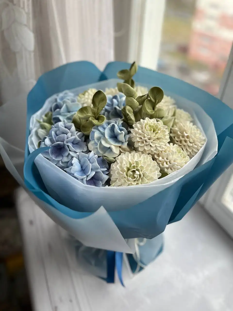 Зефирный букет " Небесная нежность" фото 1