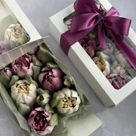 Зефирные тюльпаны в коробке