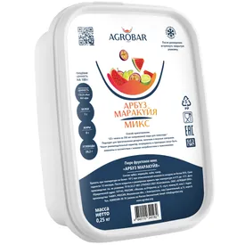Пюре замороженное Арбуз-маракуйя (Flabris) - пюре, 250 гр.