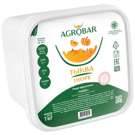 Пюре замороженное Тыква, 1 кг
