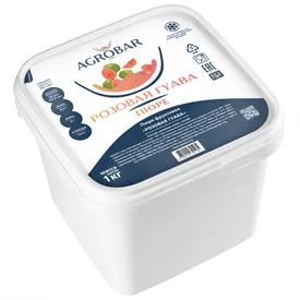 Пюре замороженное Гуава розовая, 1 кг.