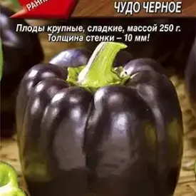 Перец Калифорнийское чудо черный Аэлита