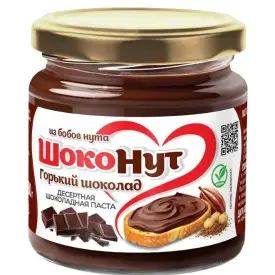 Шоколадная паста со вкусом горького шоколада