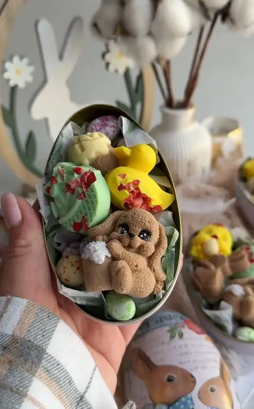 Шкатулка с шоколадом к Пасхе фото 2