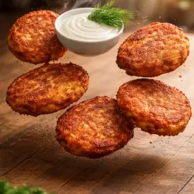 Драники со сметаной