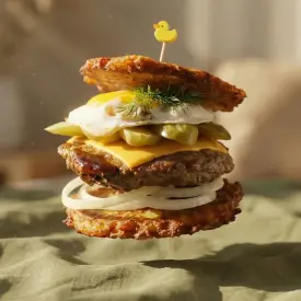 Бургер из драников