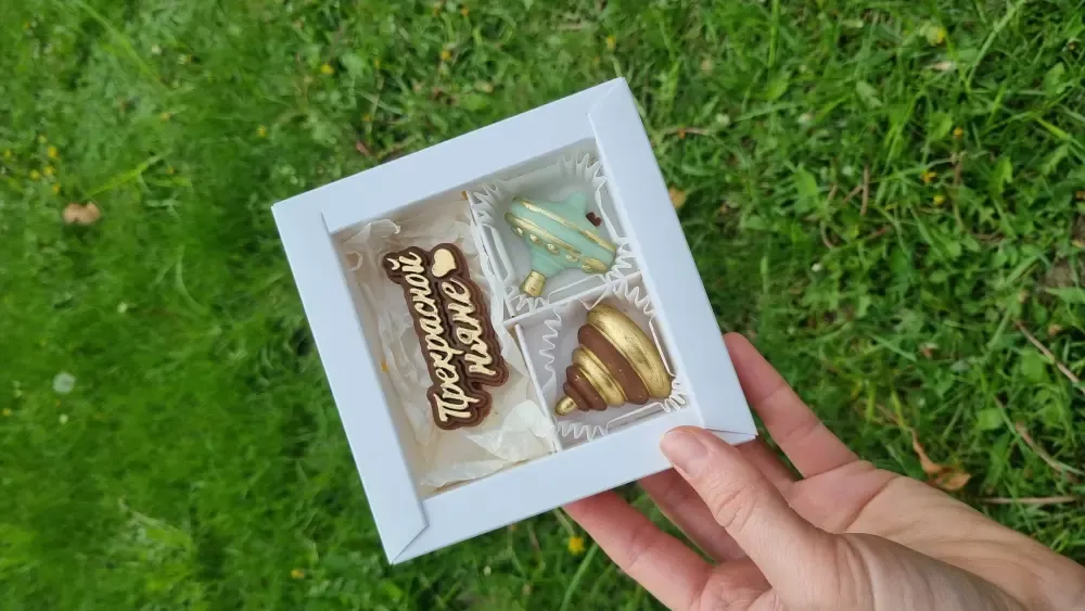 Набор шоколадных изделий "Лiпень" Садик, 35 гр фото 1