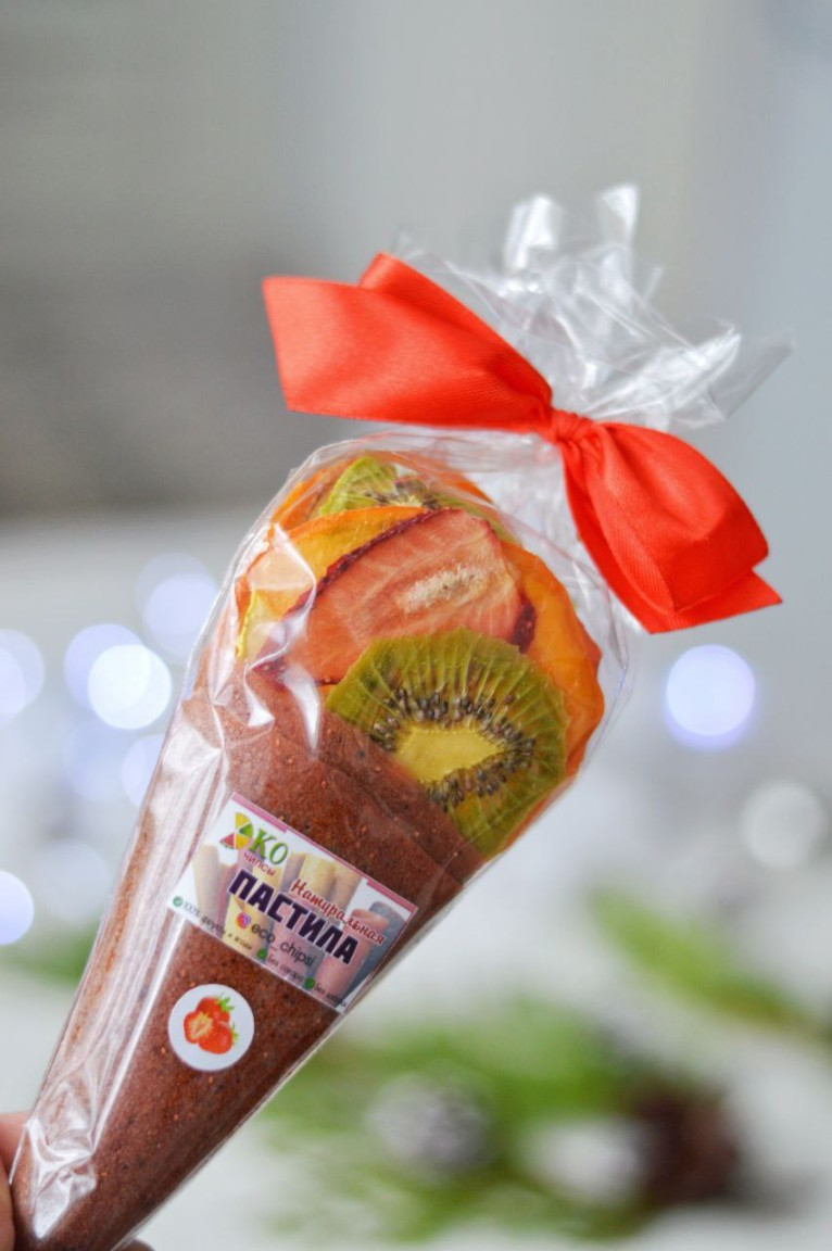 Кулёк сухофруктов (пастила, фруктовые чипсы) фото 2