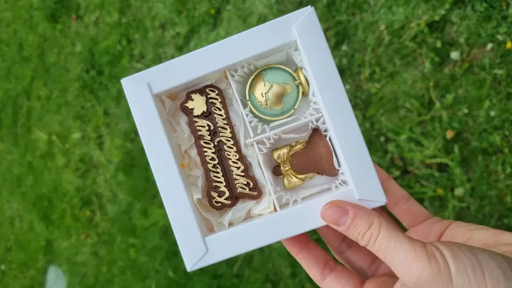 Набор шоколадных изделий "Лiпень" Учителю, 40 гр фото 1