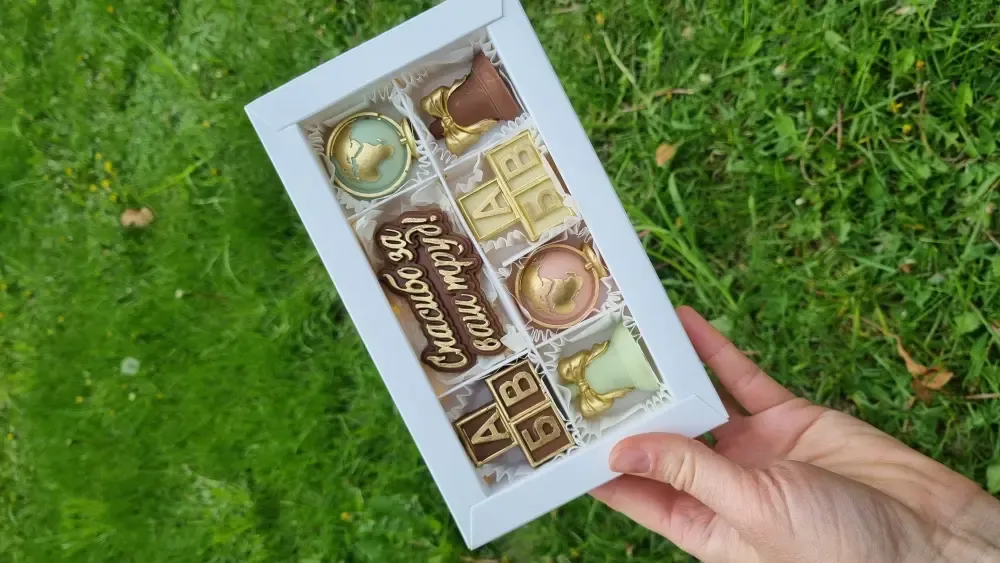 Набор шоколадных изделий "Лiпень" Учителю, 100 гр фото 1