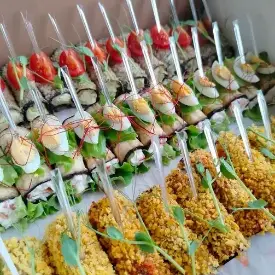 Рулетики из баклажанов