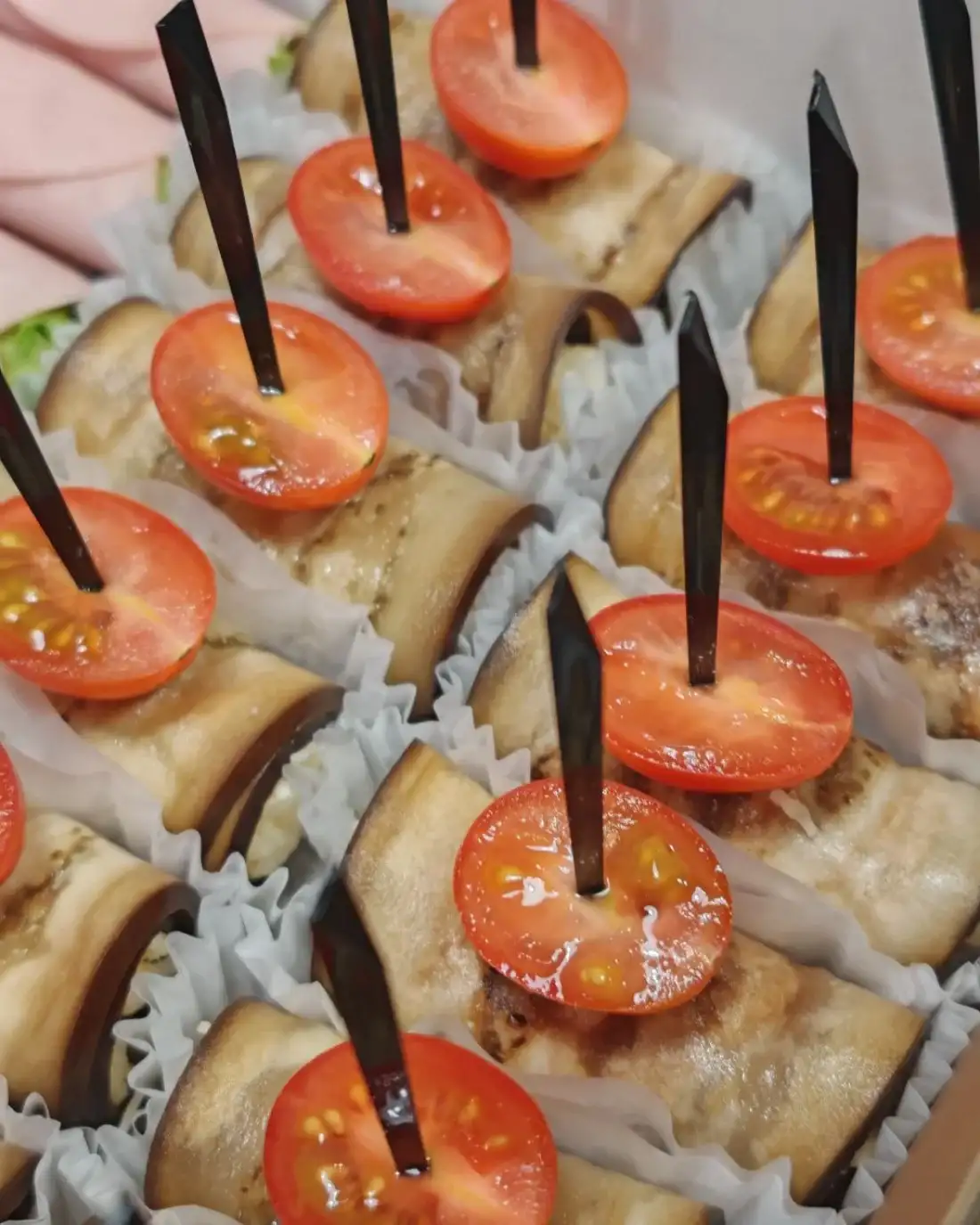 Рулетики из баклажанов или ветчины фото 2