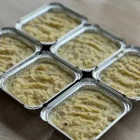 Бабка картофельная с беконом