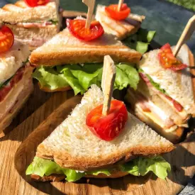 Мини-сэндвичи с ветчиной