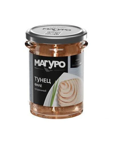 Тунец Магуро, филе, натуральный, 200 г