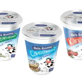 Мягкий взбитый сыр «Bela Bovino» 55%, 125 грамм