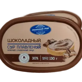 Сыр плавленый сладкий шоколадный, 30%, 130 г