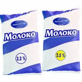 Молоко пастеризованное 3%, 1 л