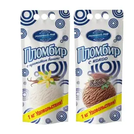 Пломбир в тубах 16%, 1 кг