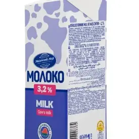 Молоко стерилизованное 3,2% с крышкой 1 л