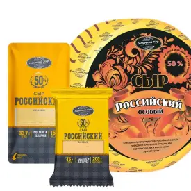 Сыр «Российский особый» слайсы, 50%, 150 г