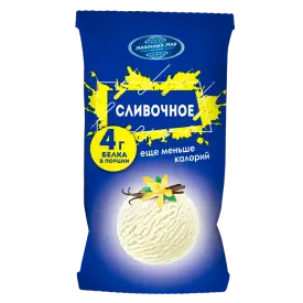 Мороженое «Сливочное» в вафельном стаканчике 9%, 100 г
