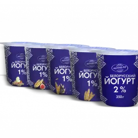 «Белорусский йогурт» с наполнителем 1%, 350 г