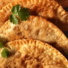 Чебуреки из свинины и курицы, 600гр.