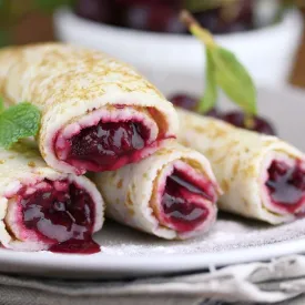 Блинчики с вишней, 600гр.