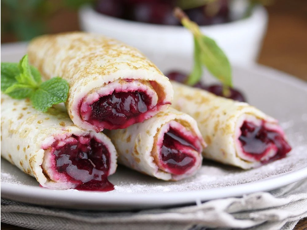 Блинчики с вишней, 600гр. фото 1