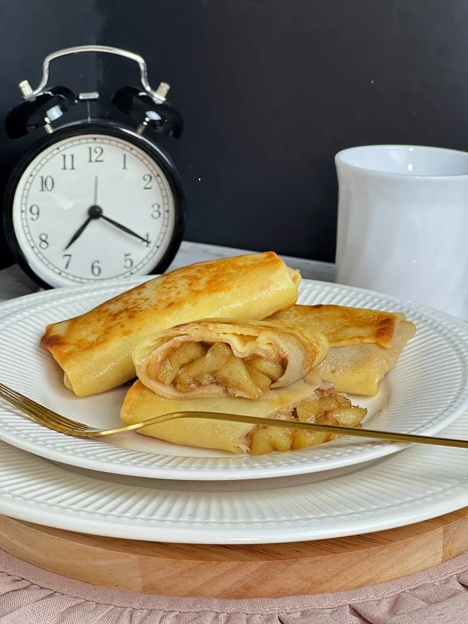 Блинчики с яблоком и грецким орехом, 600гр. фото 1