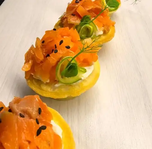 Тарталетки с форелью или креветкой фото 2